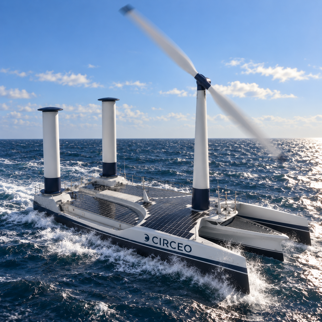CIRCEO energy ship at sea